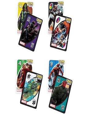 UNO Flip Marvel Mattel Games