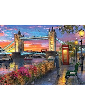 Rompecabezas Ravensburger Puente De Londres Al Atardecer 1000 Piezas