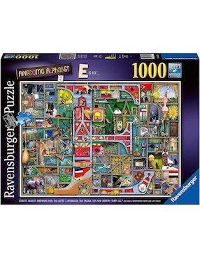 Rompecabezas Ravensburger Colin Thompson: Increible Alfabeto E 1000 Piezas