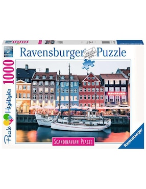 Rompecabezas Ravensburger Copenhague, Dinamarca Nuevo 1000 Piezas