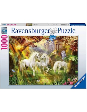 Rompecabezas Ravensburger Unicornios En El Bosque 1000 Piezas