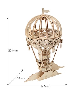 Rompecabezas 3D Globo Aeroestático Robotime