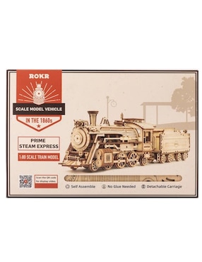 Rompecabezas 3D Tren Expreso Madera Robotime