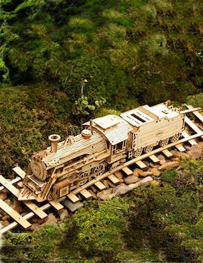 Rompecabezas 3D Tren Expreso Madera Robotime