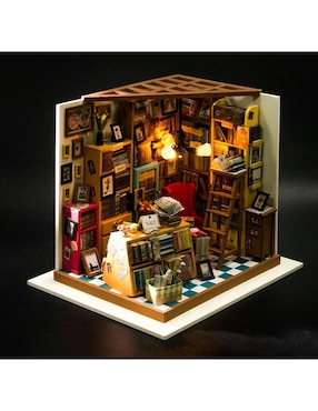 Rompecabezas Casa Miniatura Estudio Sam Madera Robotime