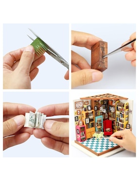 Rompecabezas Casa Miniatura Estudio Sam Madera Robotime