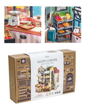 Rompecabezas 3D Casa Miniatura Tienda Frutas Madera Robotime