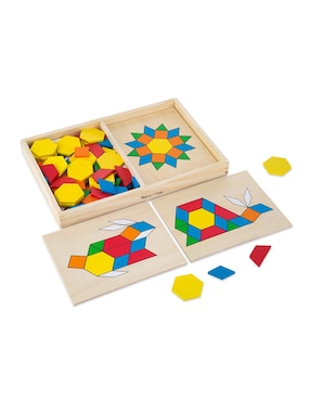 Set De Bloques Y Tableros Con Diseño Melissa & Doug