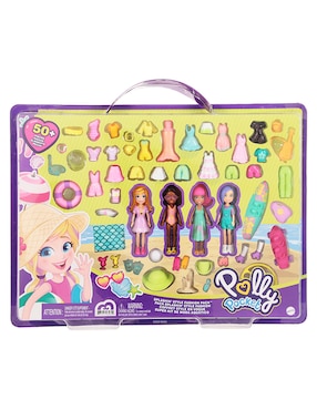 Set Muñeca Fashion Polly Pocket Super Kit De Moda Acuático