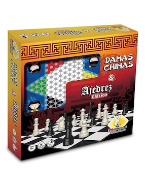 Damas chinas con Ajedrez Montecarlo