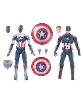 Set figuras Capitán América Hasbro articulado Marvel Legends