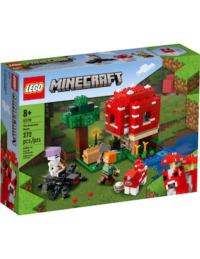 Set de Construcción Lego La Casa Champiñón de Minecraft con 272 piezas