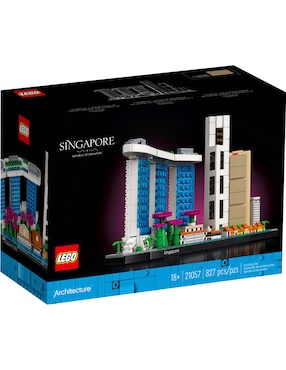 Set de Construcción Lego Singapur de Architecture con 827 piezas