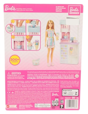 Muñeca fashion Barbie Heladería