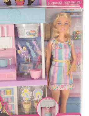 Muñeca fashion Barbie Heladería