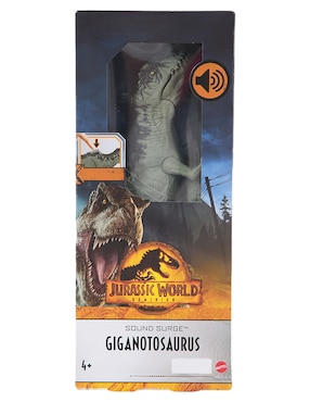 Figura De Acción Giganotosaurus Mattel Con Sonido Articulado Jurassic World