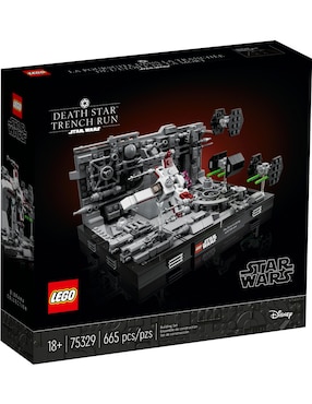 Set de Construcción Lego Diorama: Ataque a la Estrella de la Muerte con 665 piezas para armar