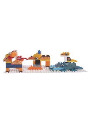 Set De Construcción Maxblue Animales 100 Piezas