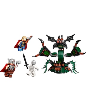 Set de construcción Lego Ataque sobre nuevo Asgard con 159 piezas para armar
