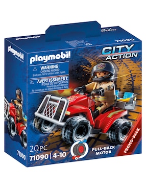 Playmobil City action Quad fire 71090