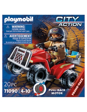 Playmobil City action Quad fire 71090