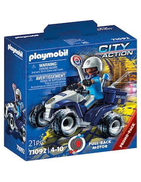 Playmobil City action Quad police 71092