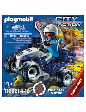 Playmobil City action Quad police 71092