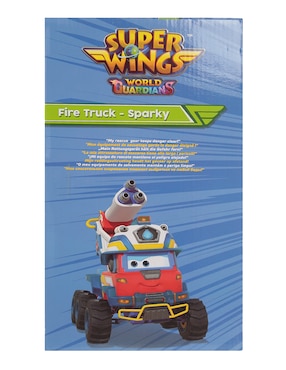 Automóvil convertible Alpha fire truck-sparky Super Wings