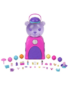 Set Muñeca Fashion Polly Pocket Maquina De Dulces