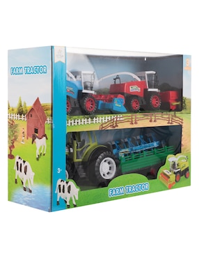 Set de vehículos Toy Town tractor