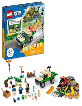 LEGO City Misiones De Rescate De Animales Salvajes 60353