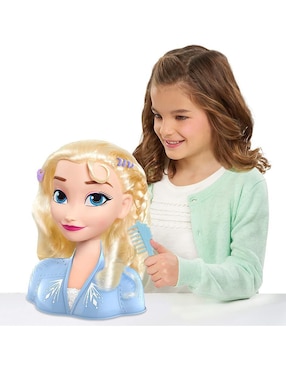 Muñeca Disney Elsa Cabeza Para Peinar