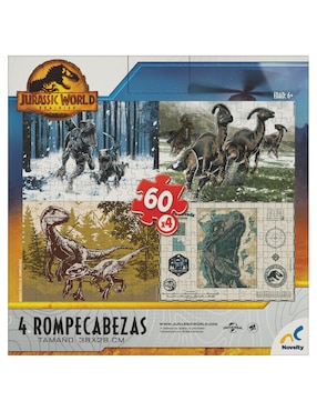 Rompecabezas Dinosaurios prehistóricos Novelty 240 piezas