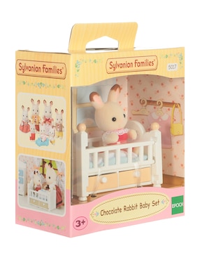 Muñeca Sylvanian Families Cuna Conejo