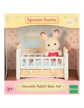 Muñeca Sylvanian Families Cuna Conejo
