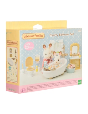 Muñeca Sylvanian Families Baño country