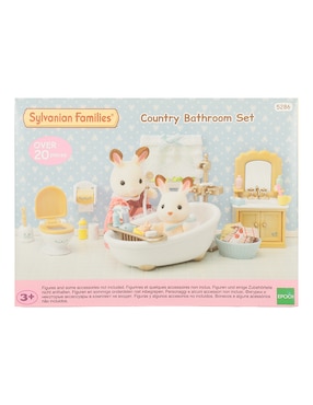 Muñeca Sylvanian Families Baño country