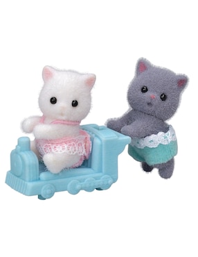 Set Persian Cat Twins Sylvanian Families