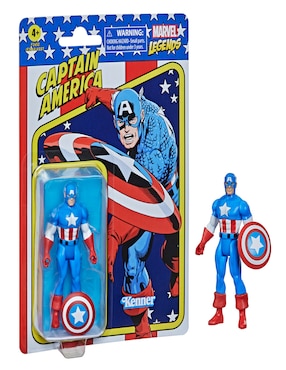 Figura de acción Capitán América Hasbro articulado Marvel Legends