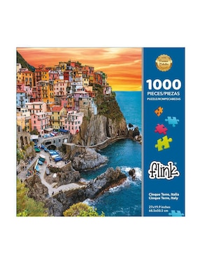 Rompecabezas Flink Italia Cinque Terre 1000 Piezas