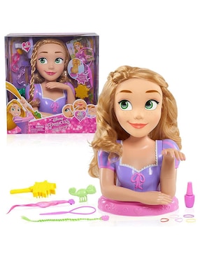 Muñeca Disney Rapunzel Cabeza Para Peinar