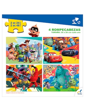 Rompecabezas Pixar Novelty 96 piezas