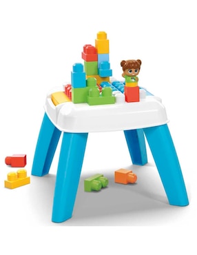 Set De Construcción Mega Bloks Mesa Construye Y Derriba Con 25 Piezas