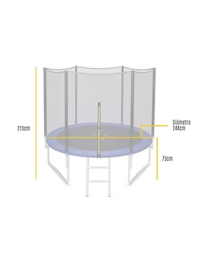 Trampolín Level Home 8 FT