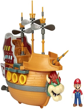 Barco Jakks Pacific juguete barco super mario bowser airship con sonido Super Mario Bros