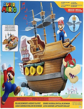 Barco Jakks Pacific juguete barco super mario bowser airship con sonido Super Mario Bros