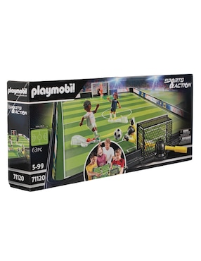 Playmobil Set construcción Campo de Fútbol