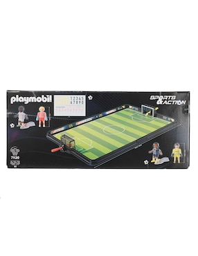 Playmobil Set construcción Campo de Fútbol