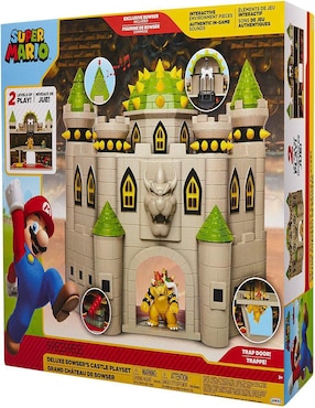Super Mario Castillo de Bowser Deluxe Playset con sonido Jakks Pacific
