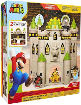 Super Mario Castillo de Bowser Deluxe Playset con sonido Jakks Pacific
